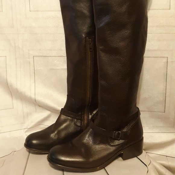 Frye Shoes - FRYE OVER THE KNEE Brown BOOTS SIZE 8 M Like new